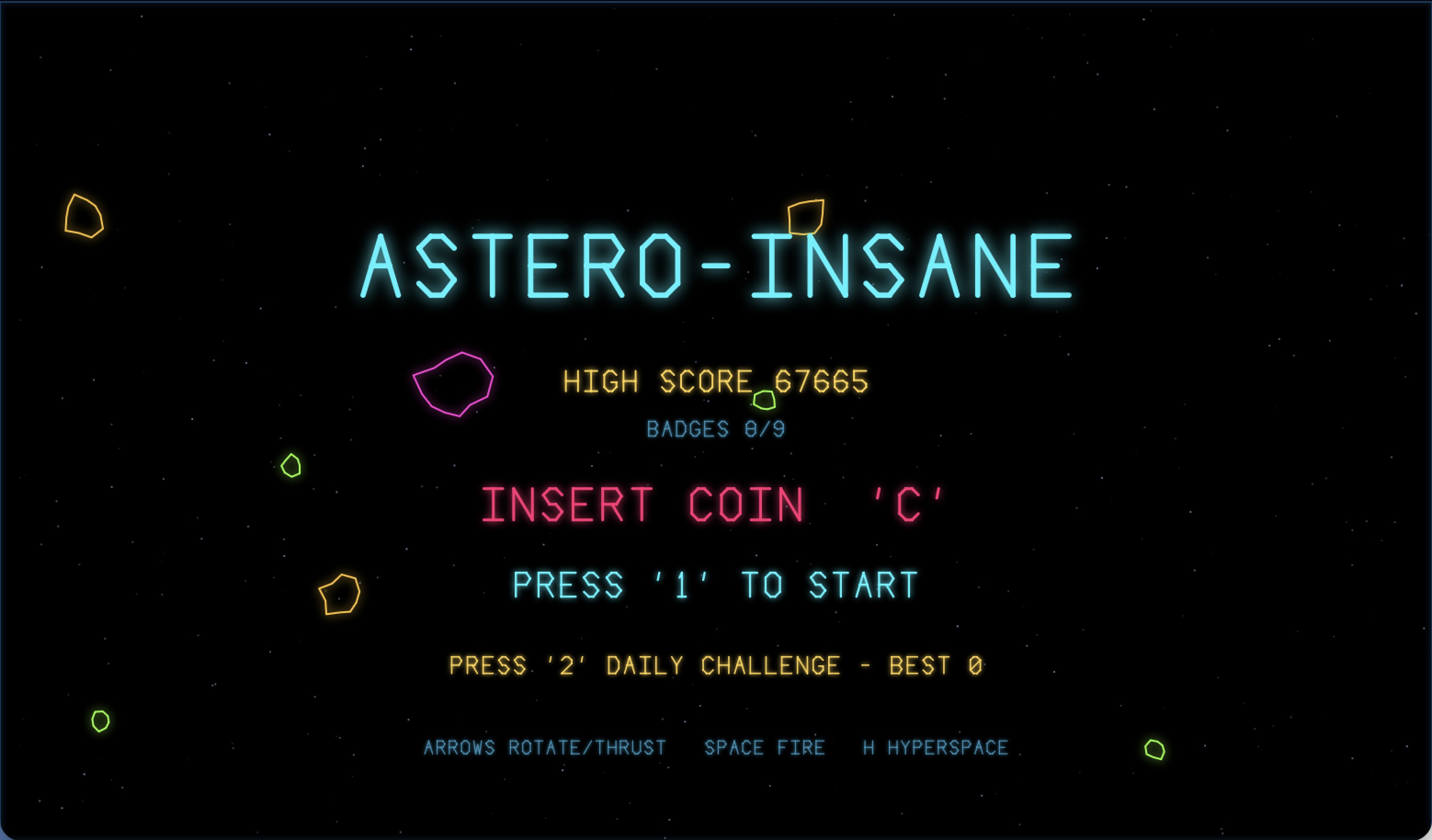 Aster-Oids gameplay screenshot
