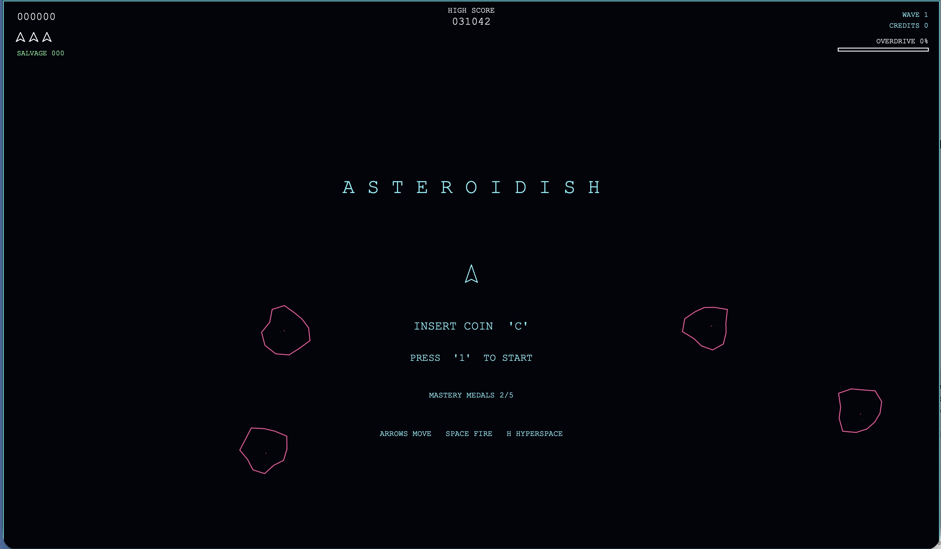 AstroCrash '79 gameplay screenshot