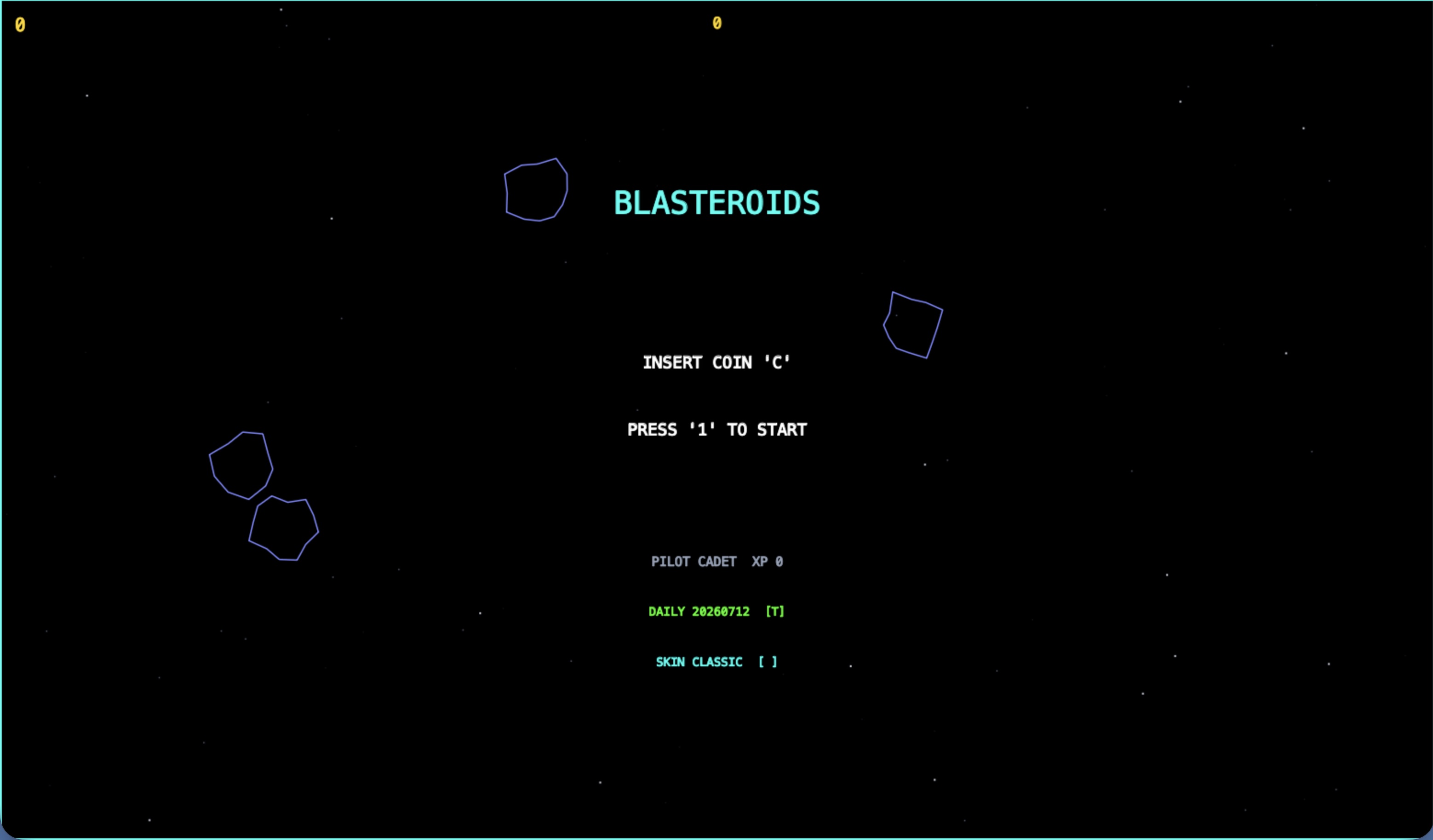 Blasteroids gameplay screenshot