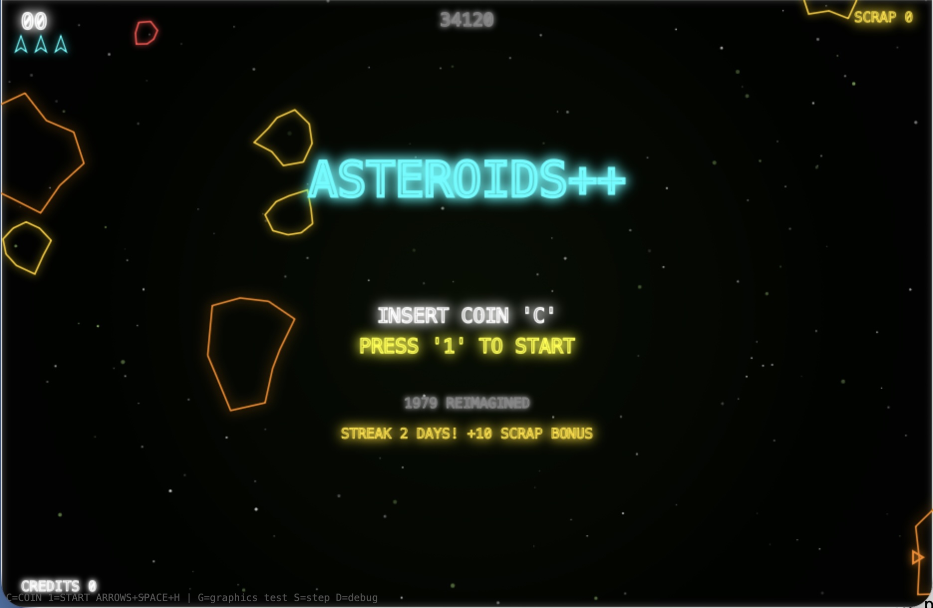 Aster-Oids gameplay screenshot